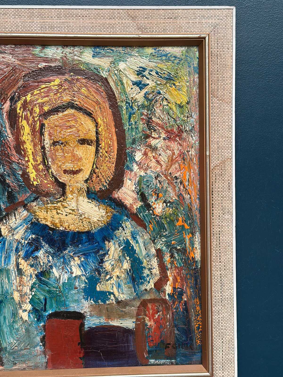 “Woman in Blue” by Gösta Falck