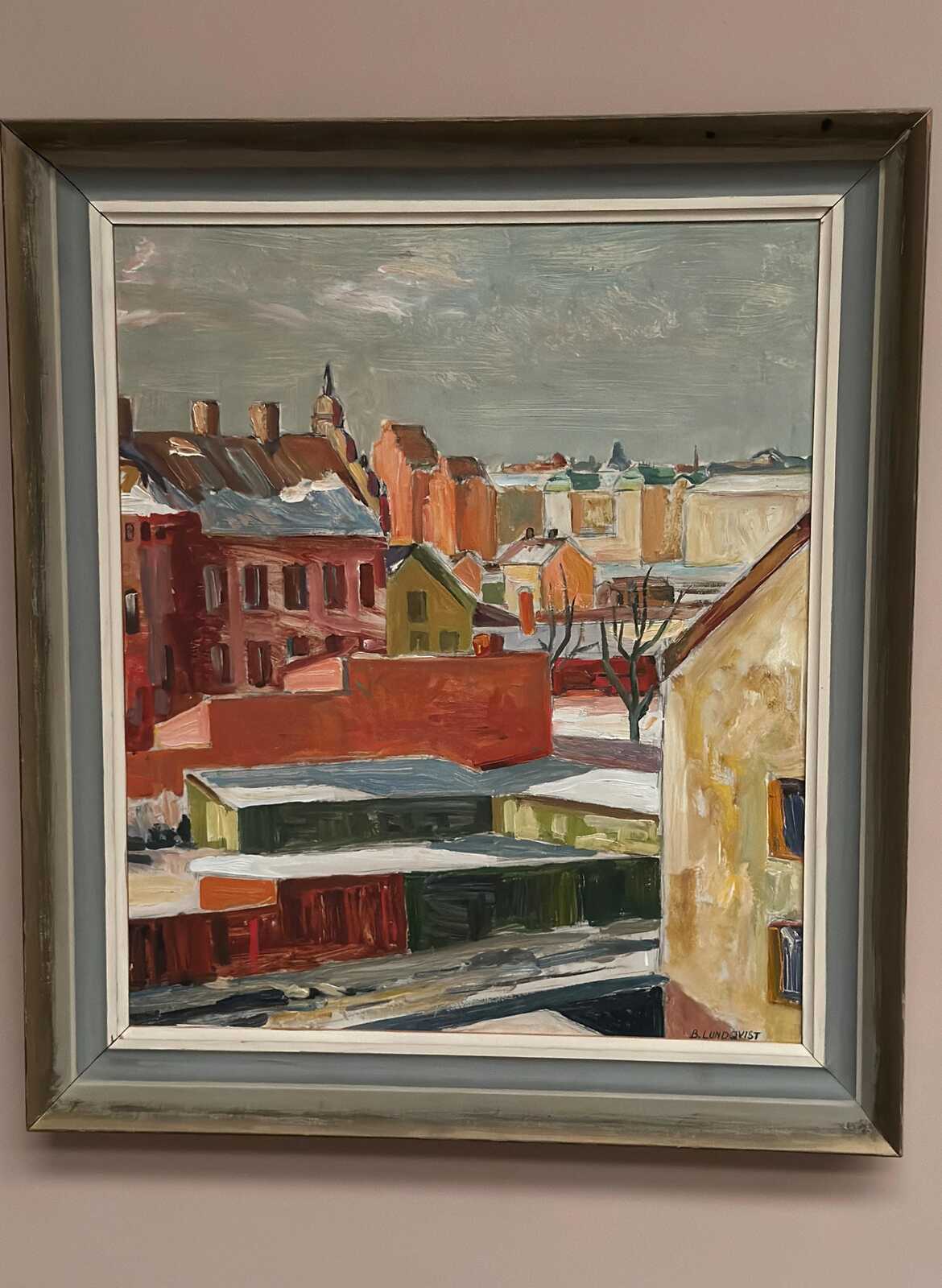 “Landscape” by Bertil Lundqvist (1915–1962)