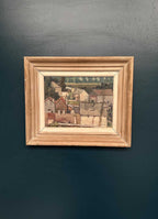 Landscape with Geometric Houses