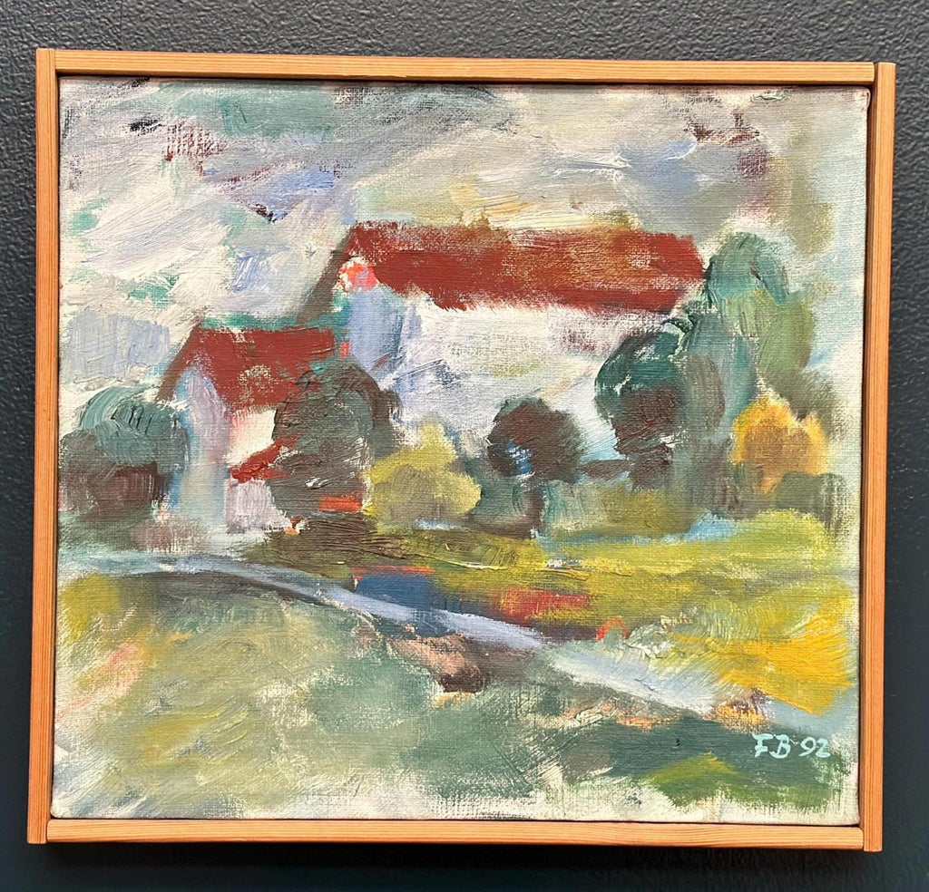 “Cottage and Trees” by Folke Björnfot