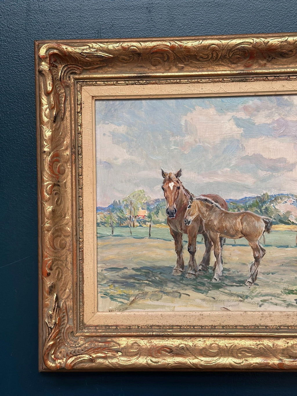 “Horses in a Pasture” by Einar Söderlund