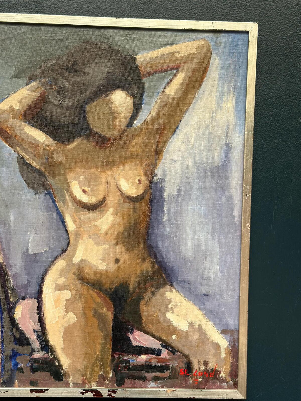 “Model on Chair” by Sven Erik Lund