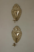 Pair Of Mid Century Swedish Brass Sconces