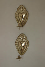 Pair Of Mid Century Swedish Brass Sconces