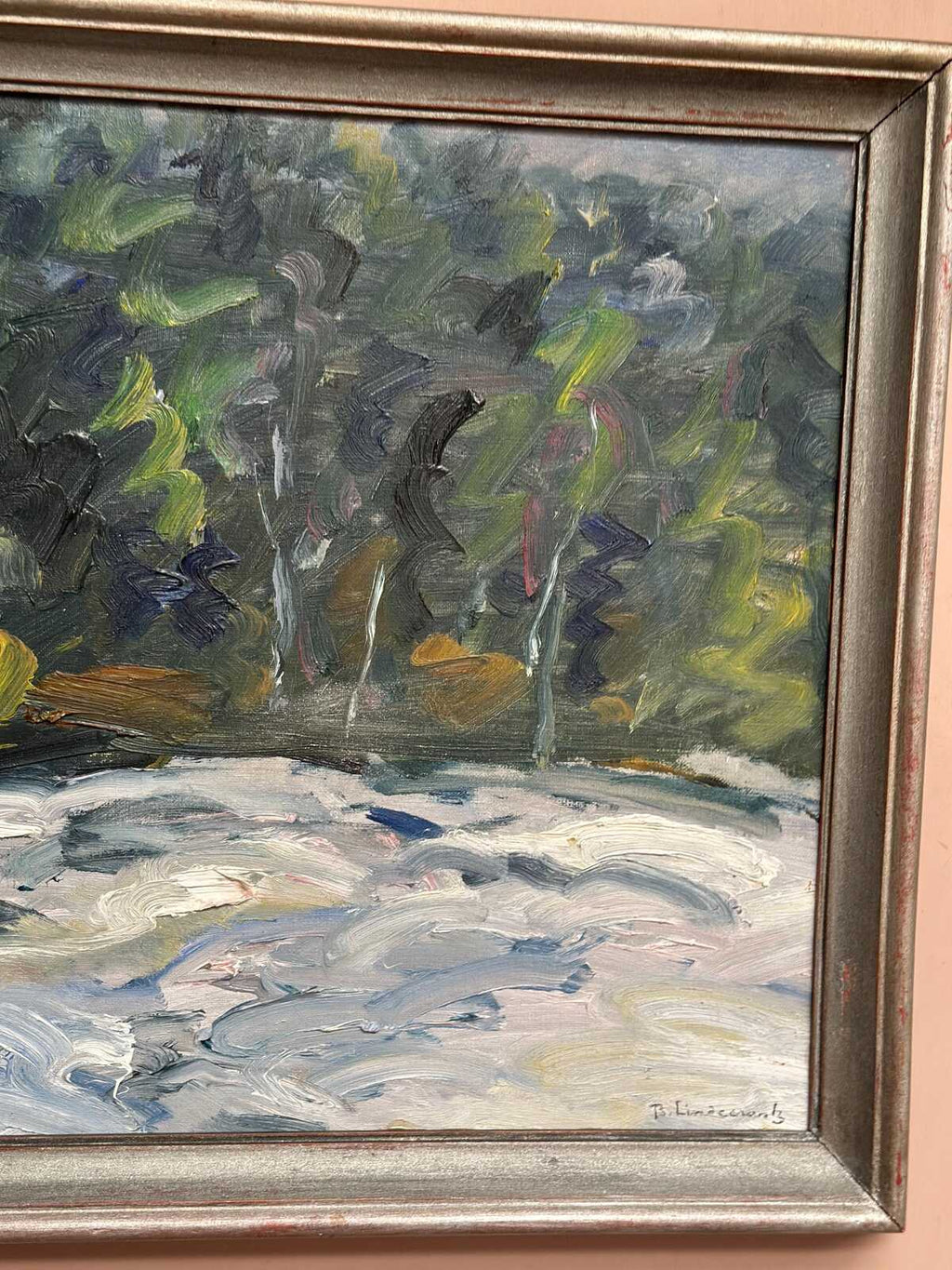 “Vinterlandskap” by Bertil Lindecrantz