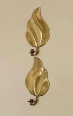 Pair Of Mid Century Swedish Brass Sconces