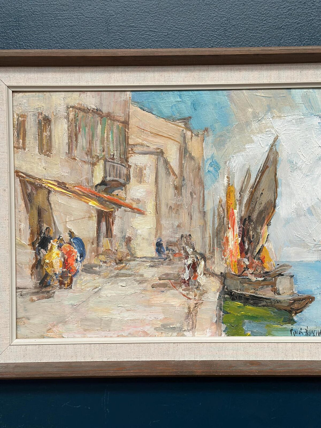 “Harbour Motif” by Knut Norman (1896–1977)