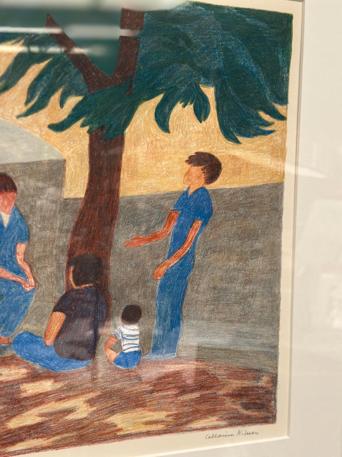 “Gathering Under Tree” by Catharina Nilsson