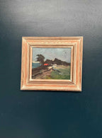 “Coastal Landscape with Cottage” by Arne Aspelin (1911–1990)