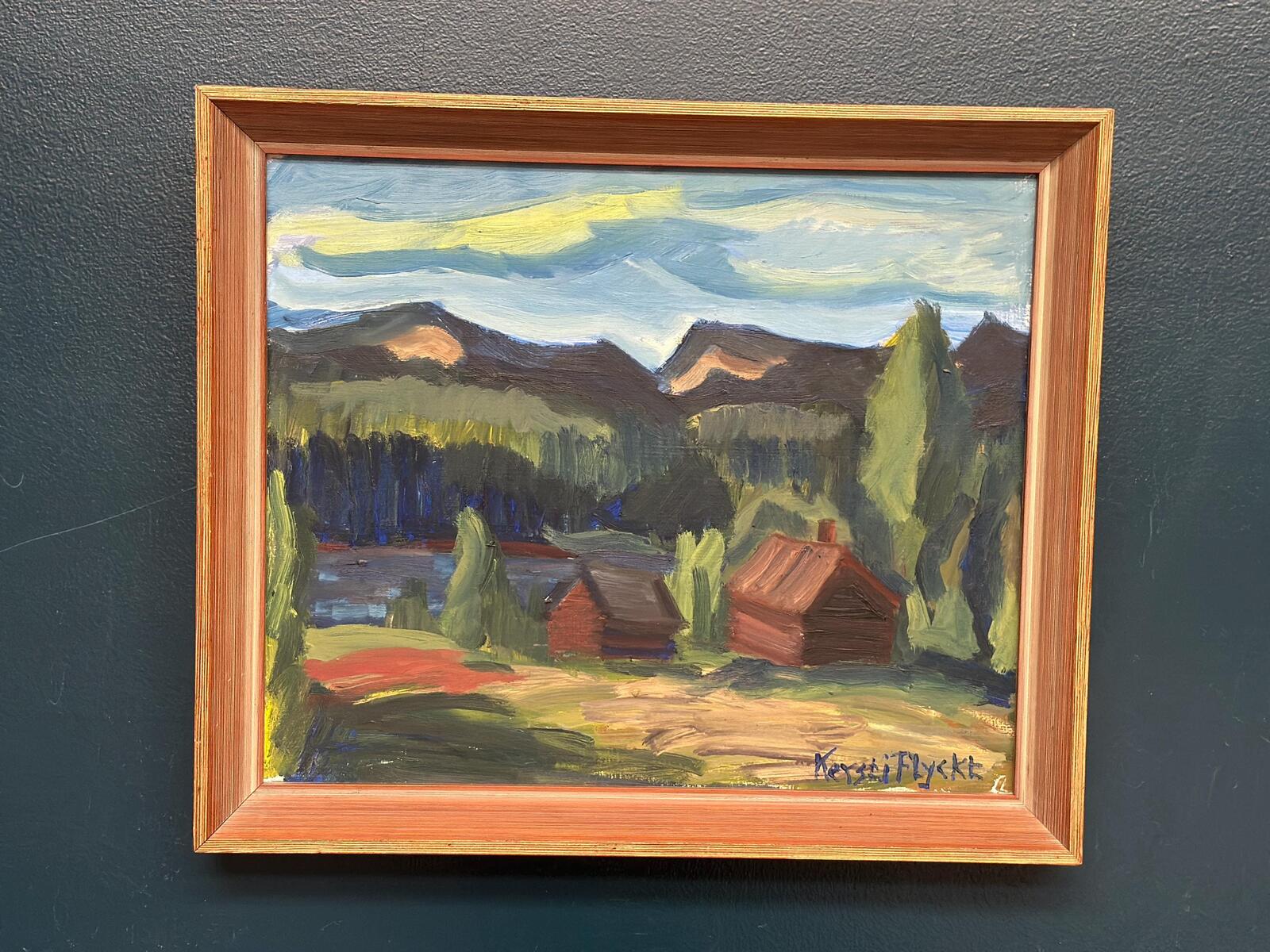 Mountain Landscape by Kerstin Flyckt