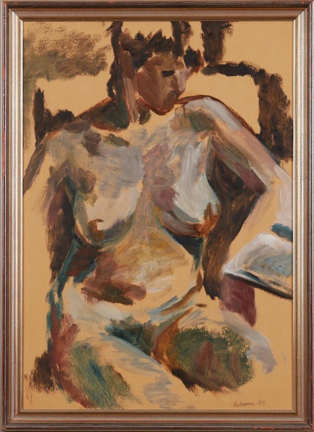 “Nude Study” by Mats Rehnman – Dated 1984