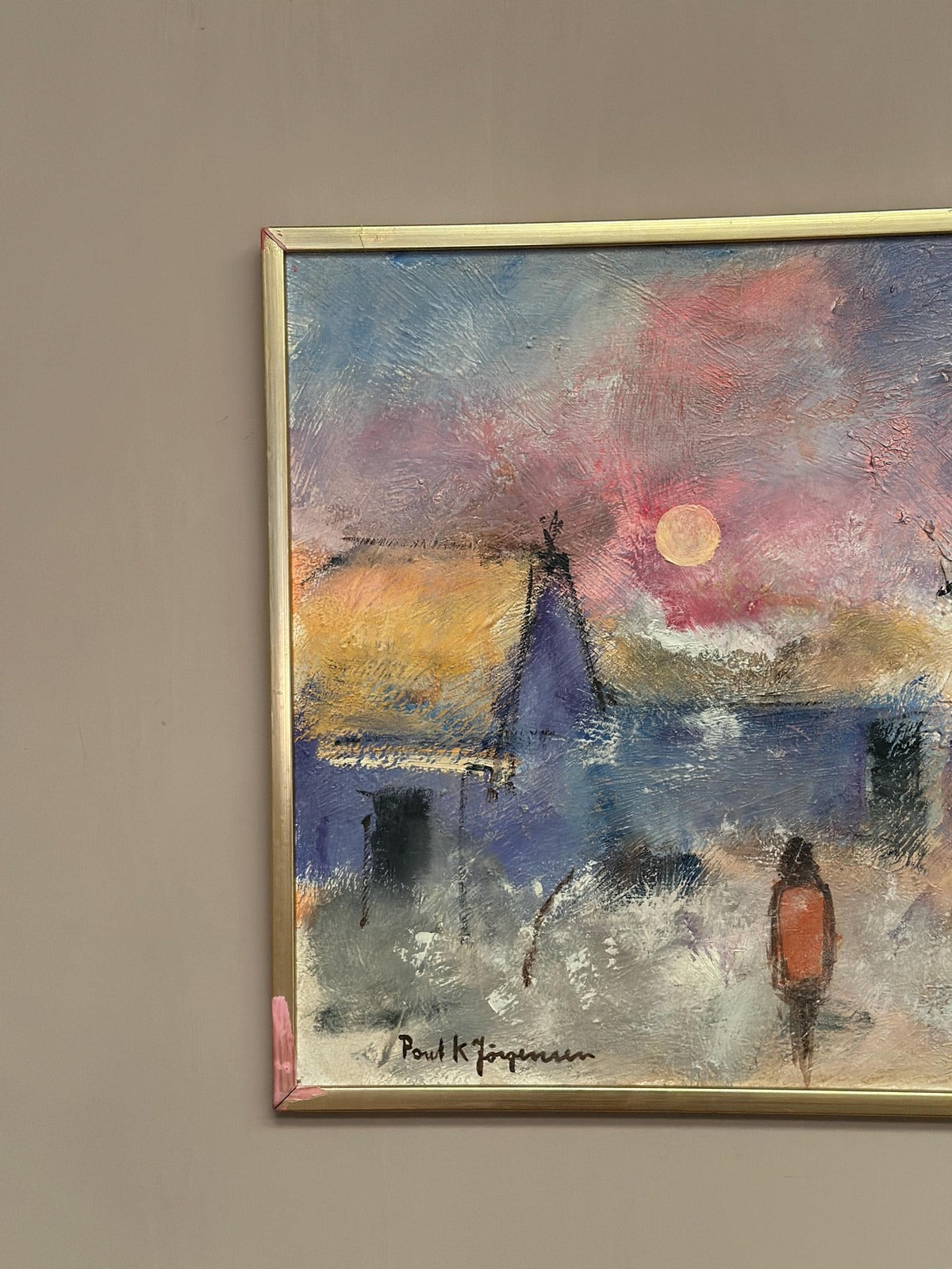 “Figure in Landscape” by Poul K. Jörgensen