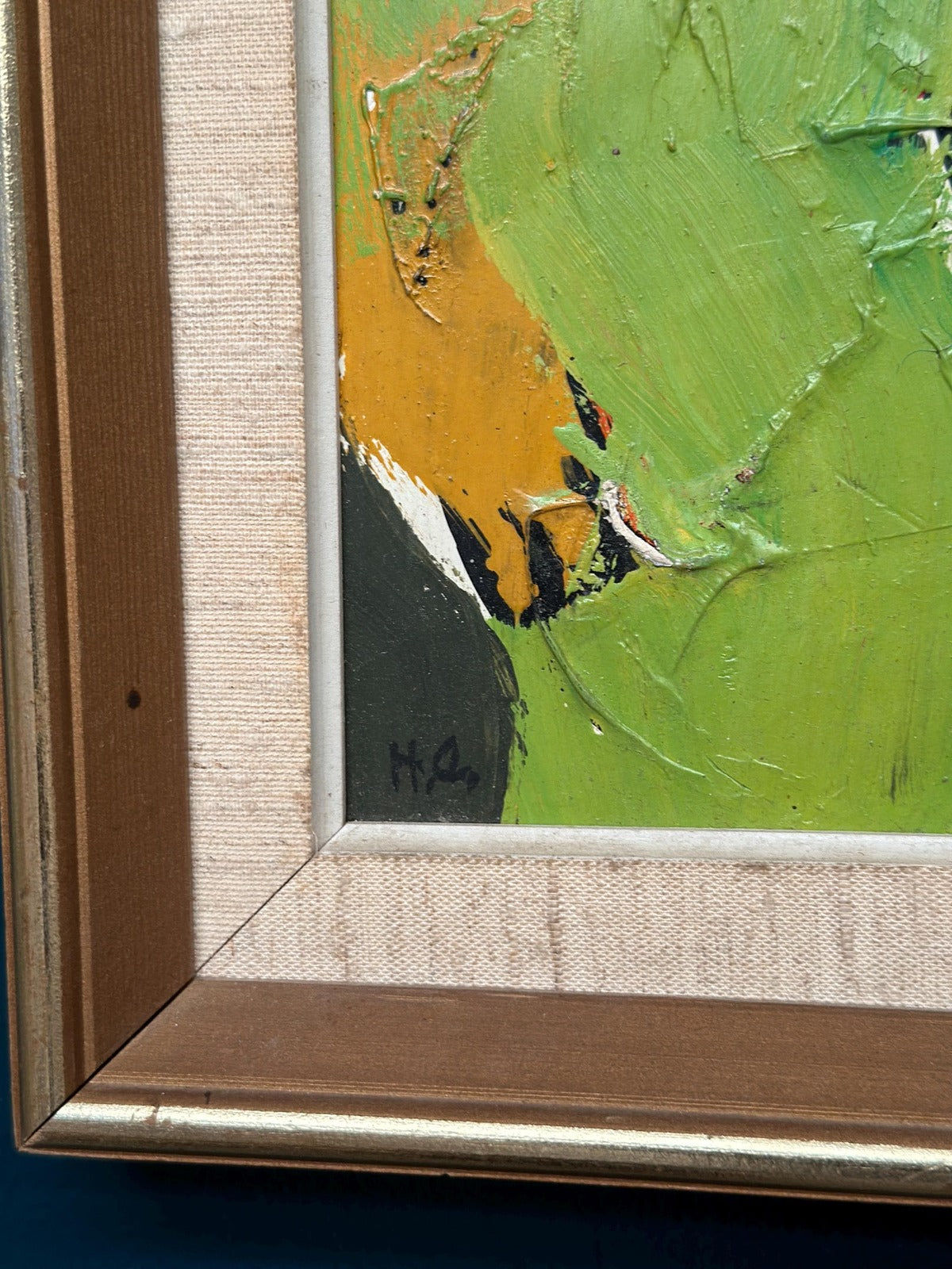 “Abstract in Green” by Hans Oswald