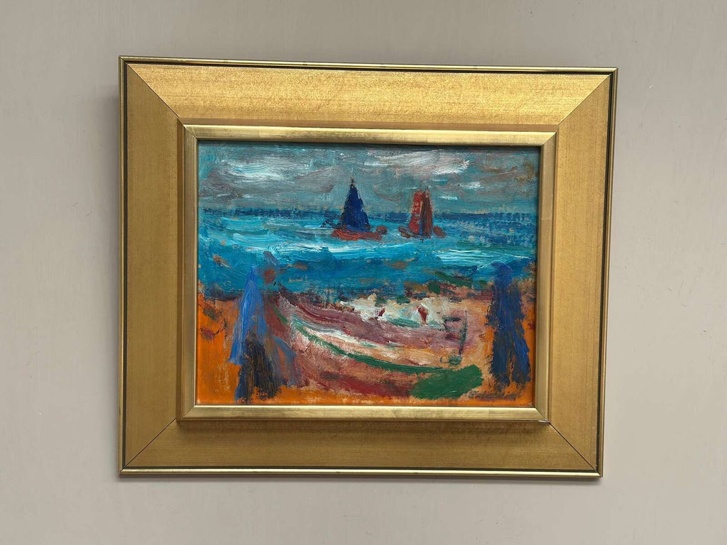 “Coastal Landscape with Fishermen and Boats” by Eric With