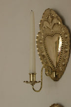 Pair Of Mid Century Swedish Brass Sconces