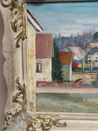 “Village Street with Houses” By N.T