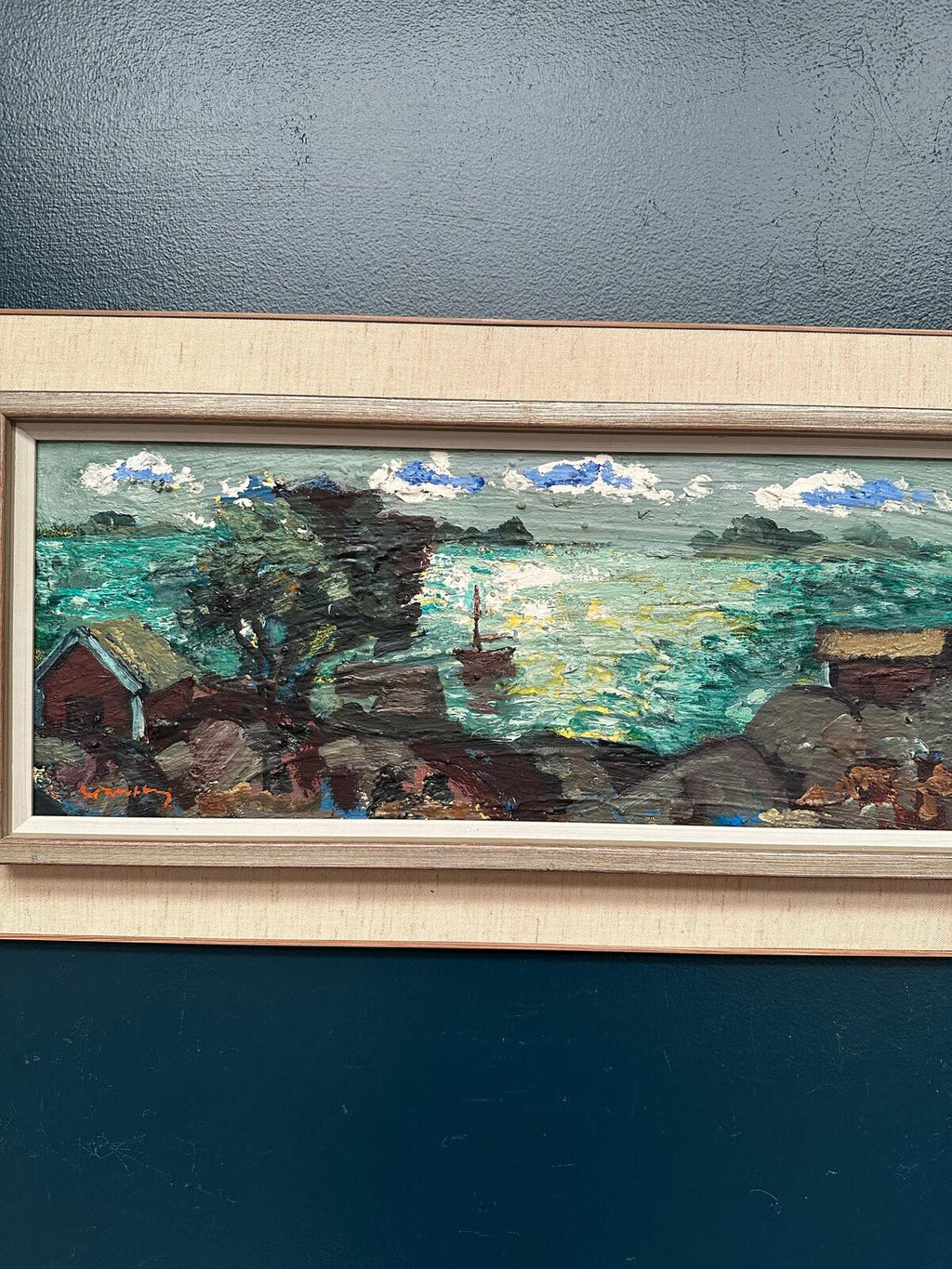 “Coastal Village” by Bertil Wahlberg
