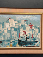 “Harbor Scene” by Costa
