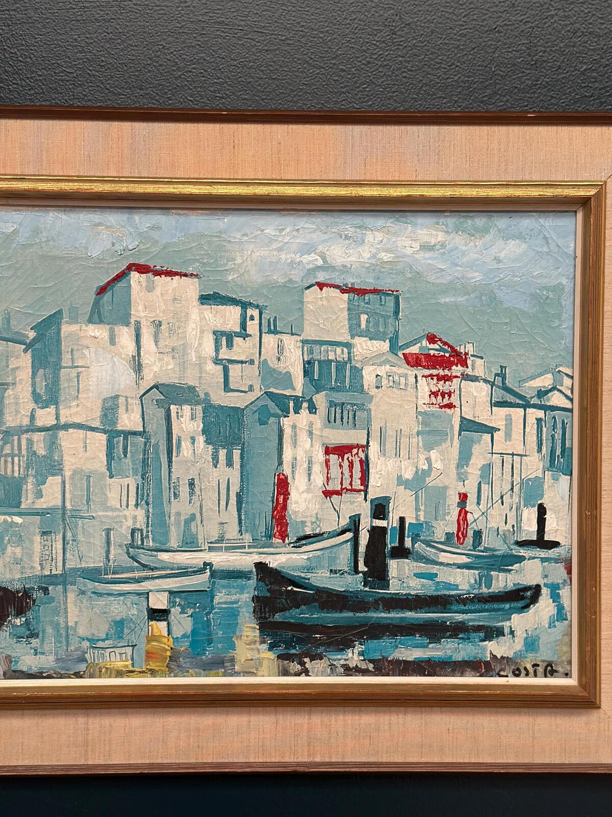 “Harbor Scene” by Costa