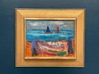“Coastal Landscape with Fishermen and Boats” by Eric With