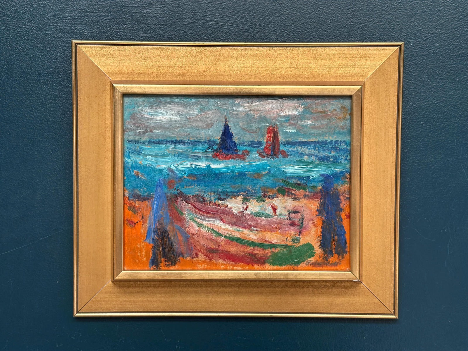 “Coastal Landscape with Fishermen and Boats” by Eric With
