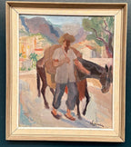 “Man with Horse” by Pelle Johanson