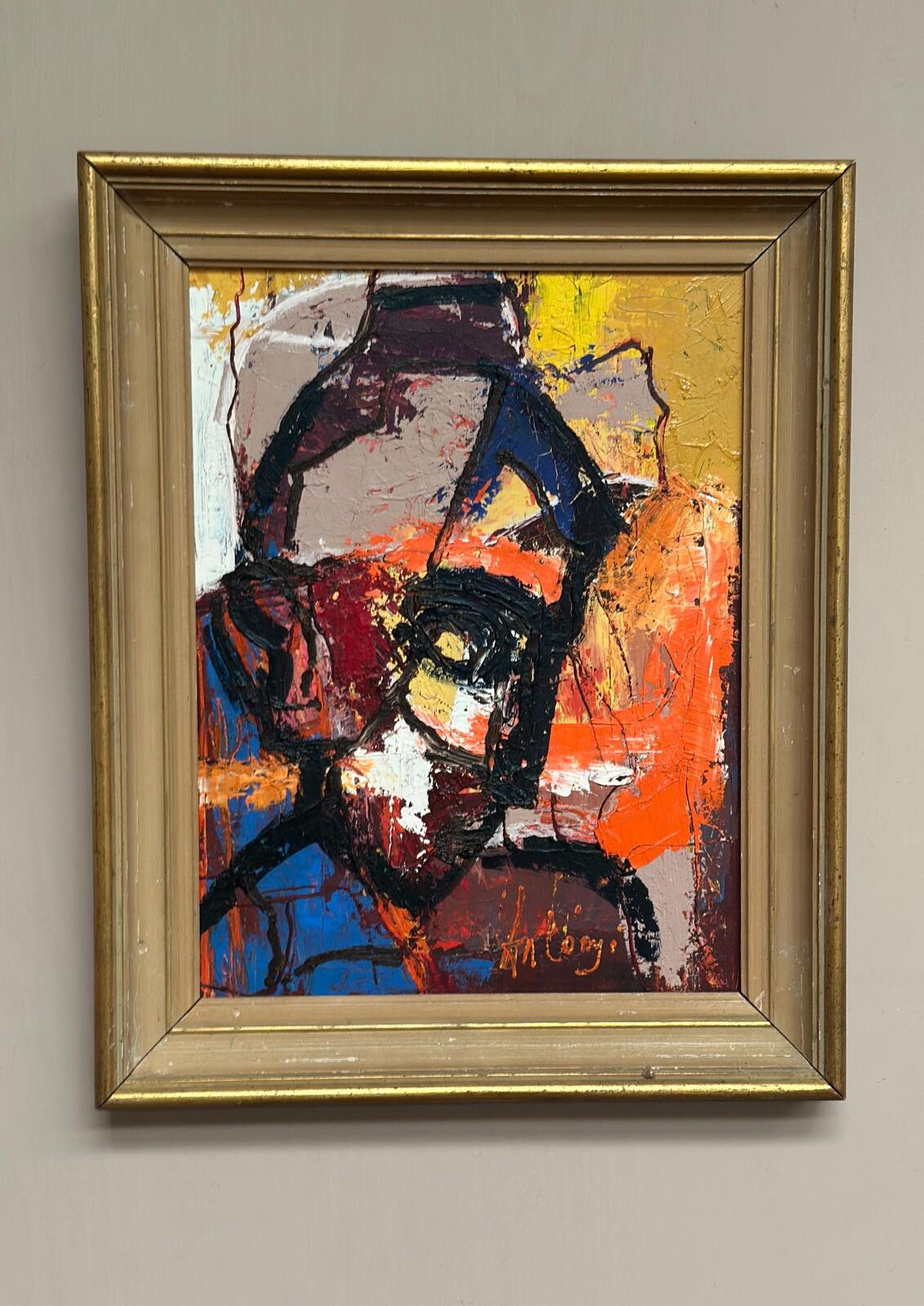 “Composition with Face” by Imre Antonyi