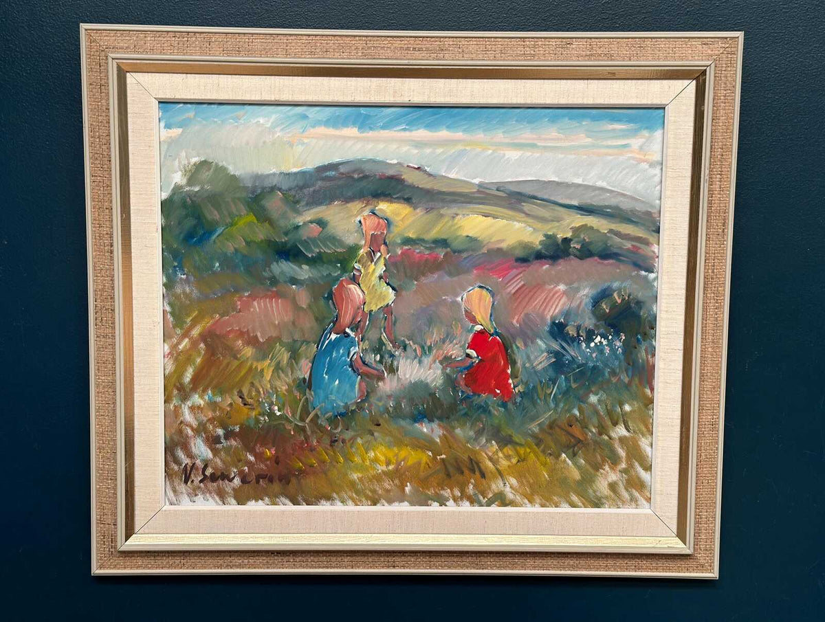 “Children Playing” by Nils Sewerin (1920–1985)