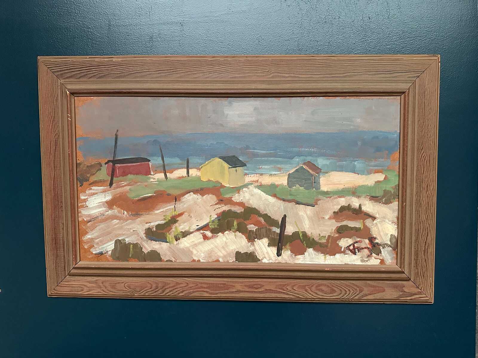 “Coastal Village” by Frans Lundberg