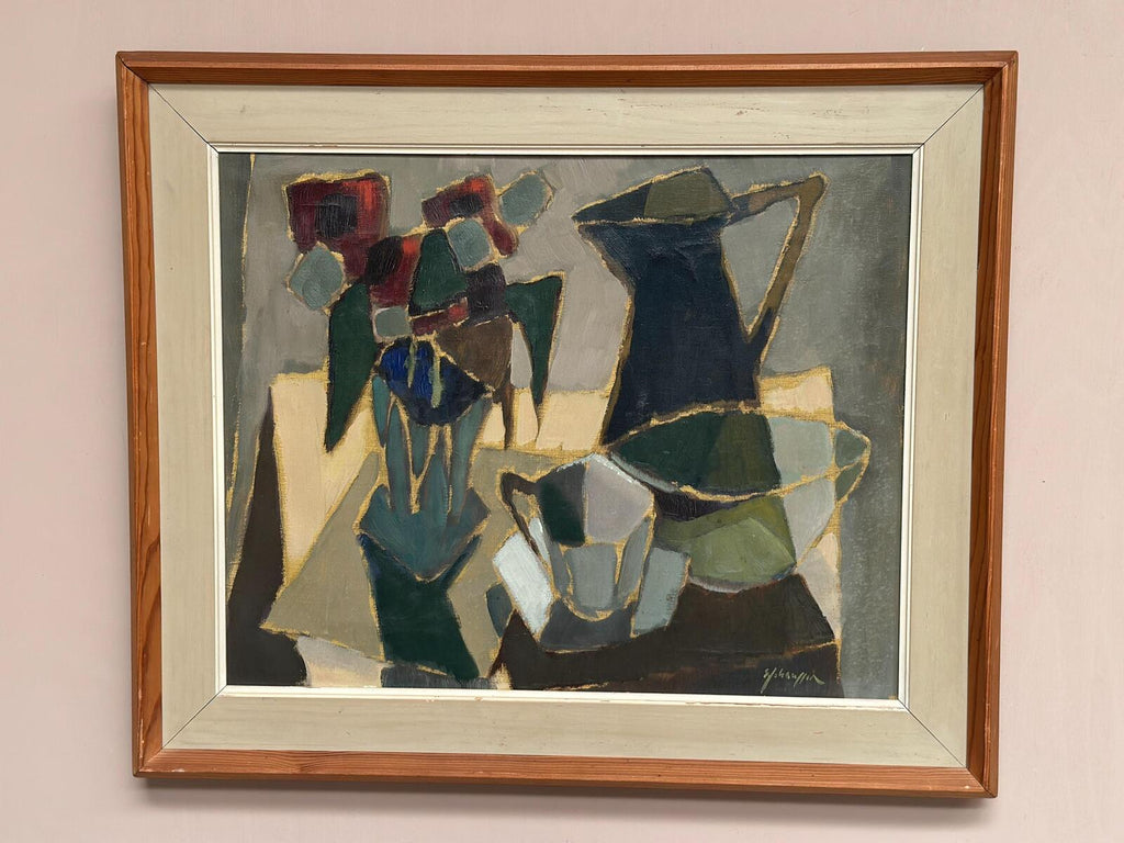 “Cubist Still Life” by Sven Johansson (1916–1990)