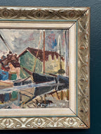 “Harbour Scene” by Sten Lindahl