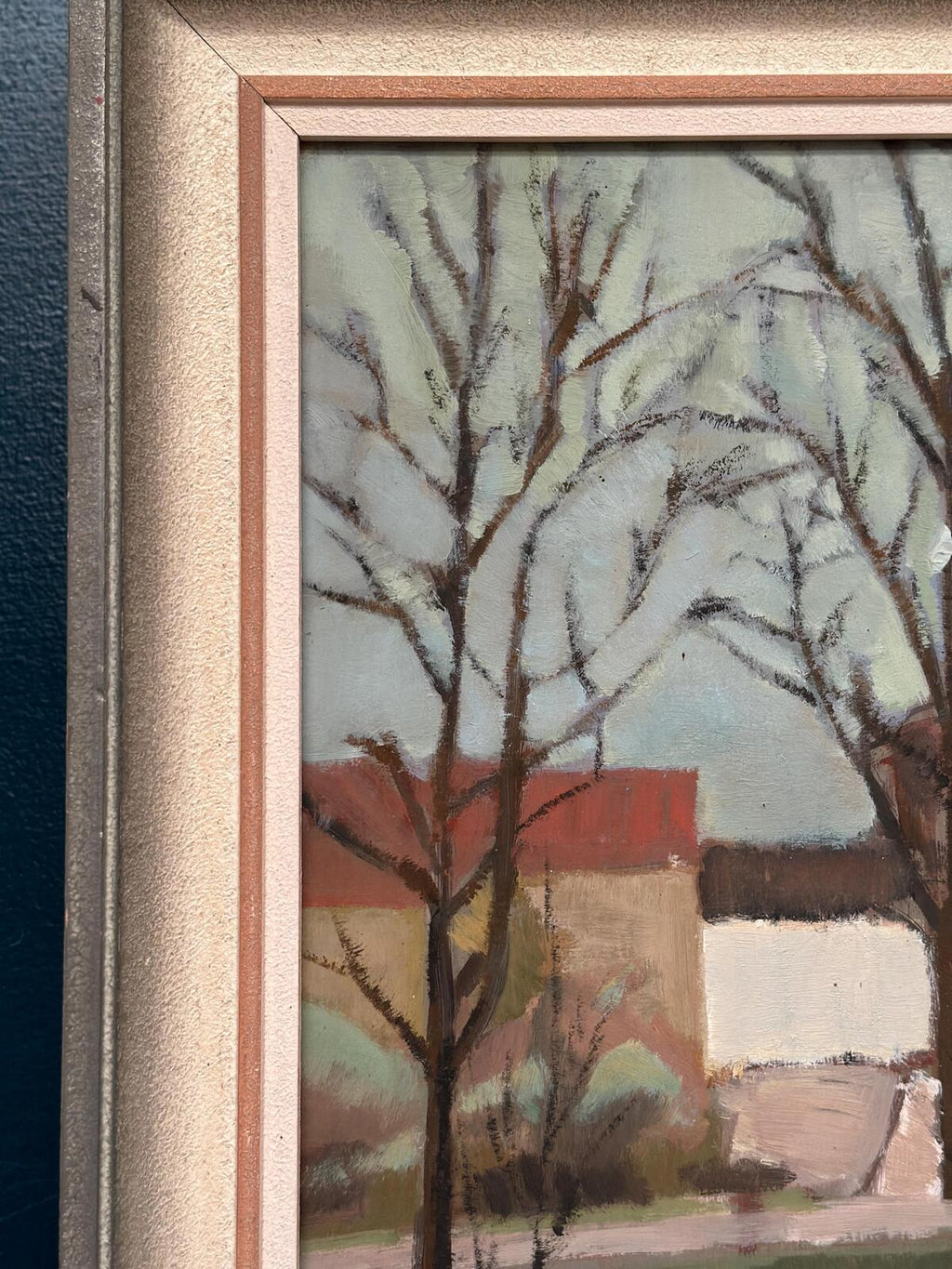 “Landscape with Trees & Buildings” by Ingvar Björk