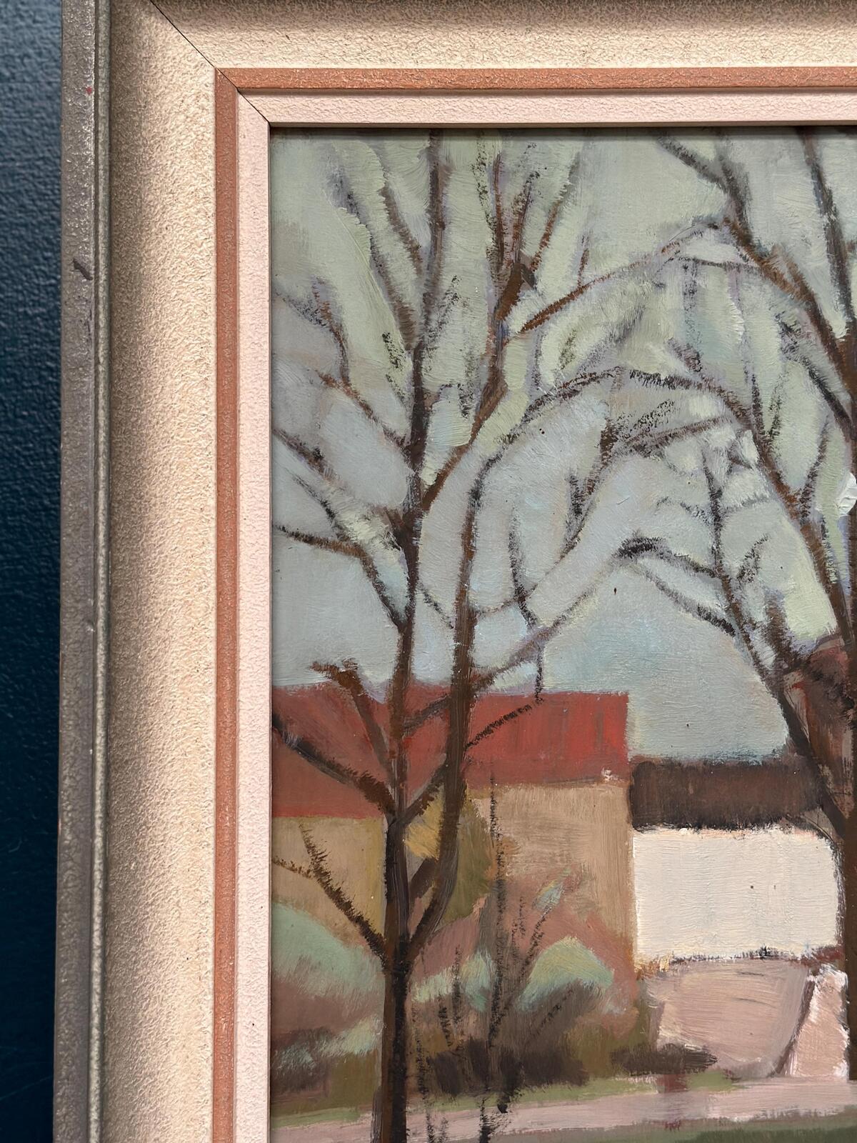 “Landscape with Trees & Buildings” by Ingvar Björk