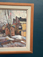 “Cityscape with Snow” by Henry Larsson