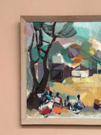 “Figures and Houses” by Brita Hansson