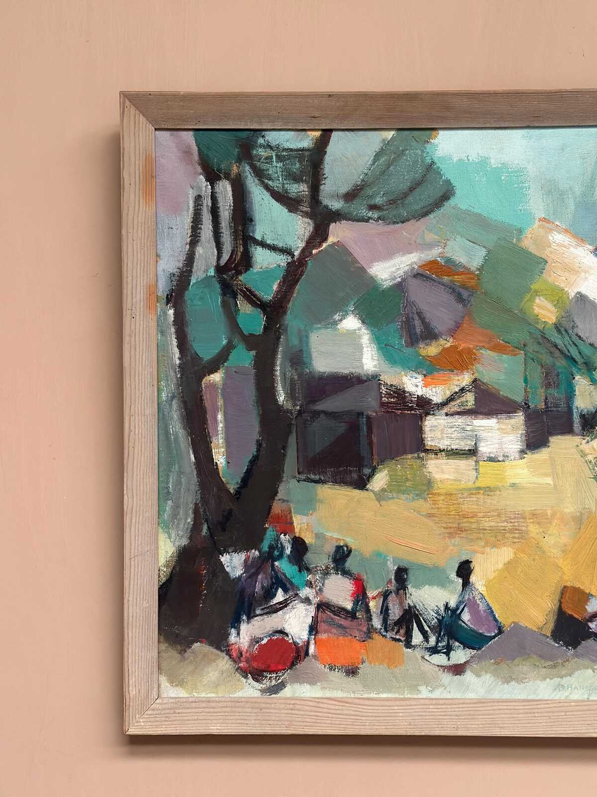 “Figures and Houses” by Brita Hansson