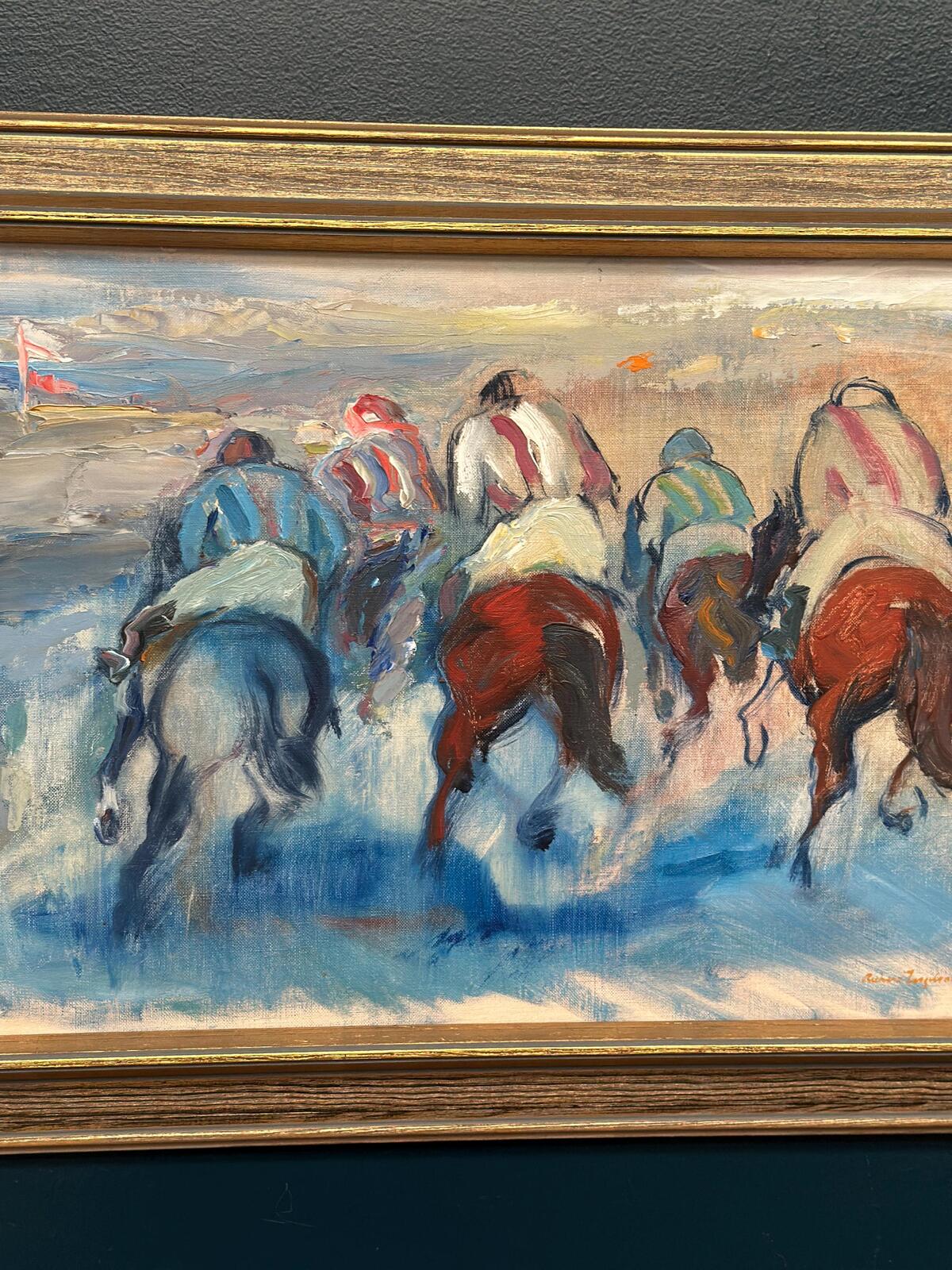 Jockeys By Richard Ingelsson (Helsingborg, 1901–1984)