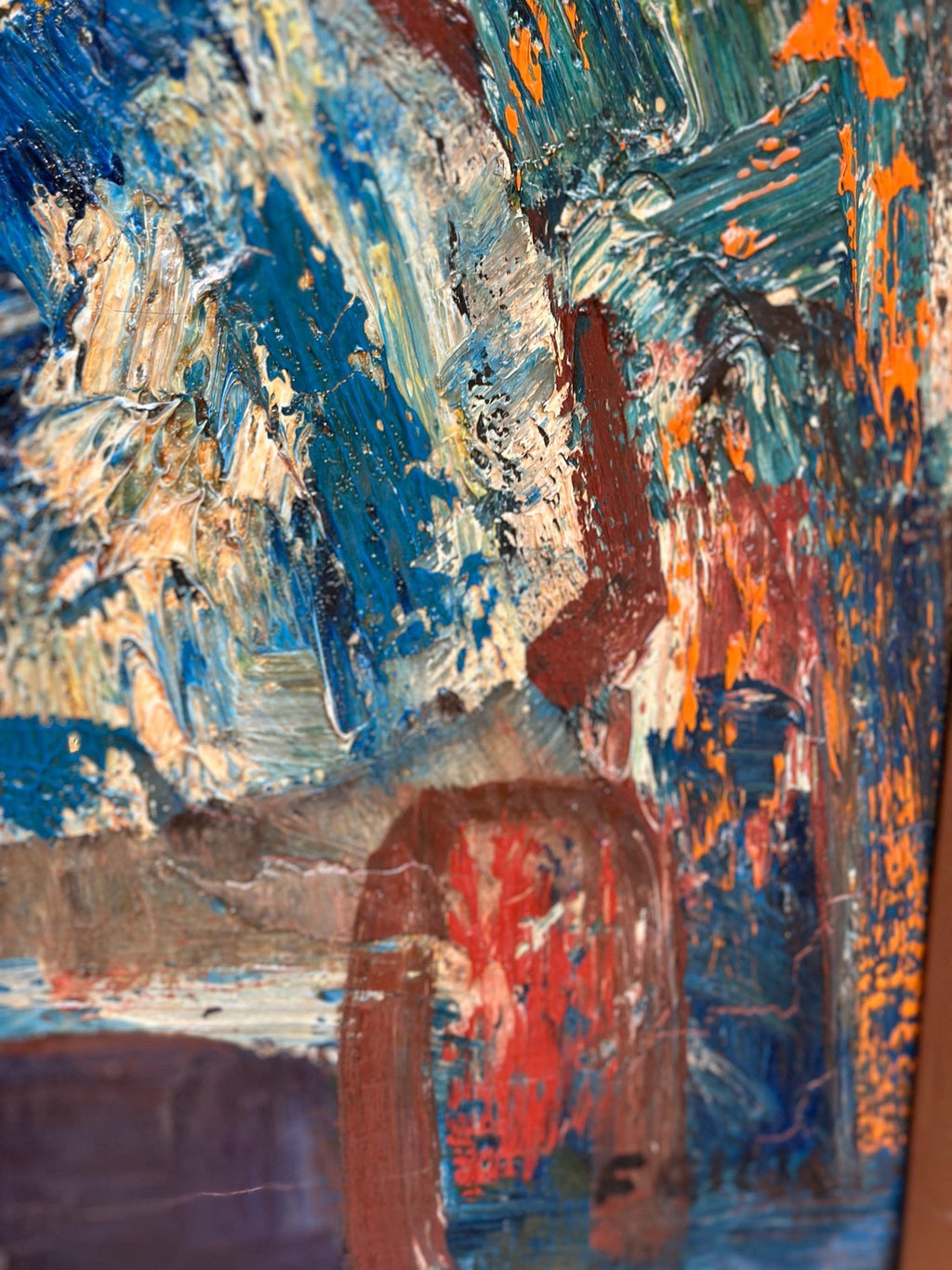 “Woman in Blue” by Gösta Falck