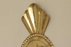 Pair Of Mid Century Swedish Brass Sconces Dated 1944