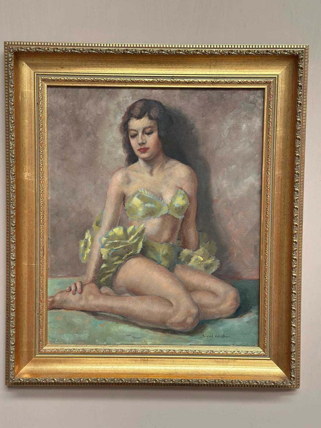 “Seated Woman” by Sigrid Wahlström de Rougemont