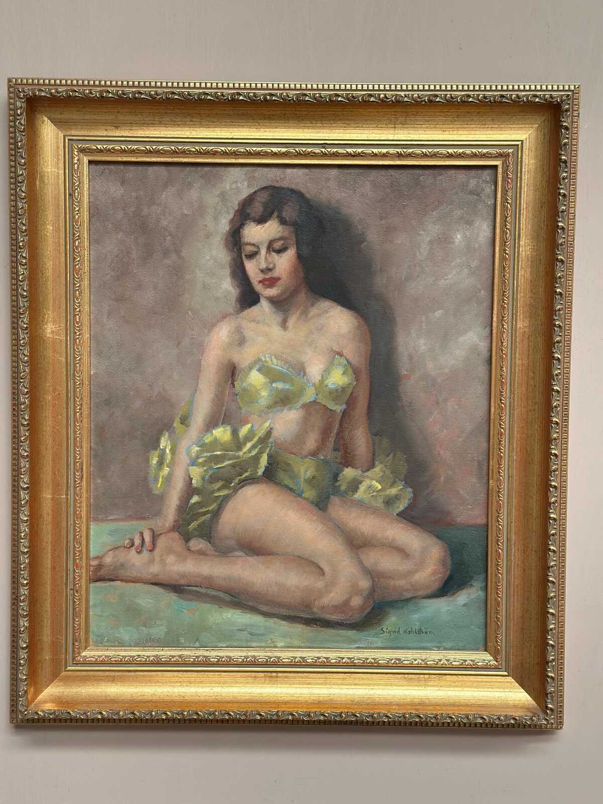 “Seated Woman” by Sigrid Wahlström de Rougemont