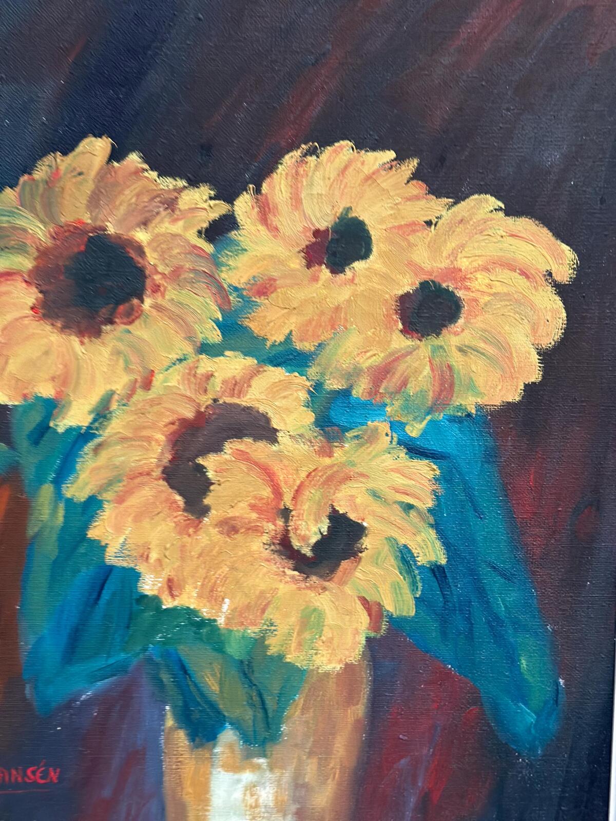 “Sunflowers” by Otto Hansén
