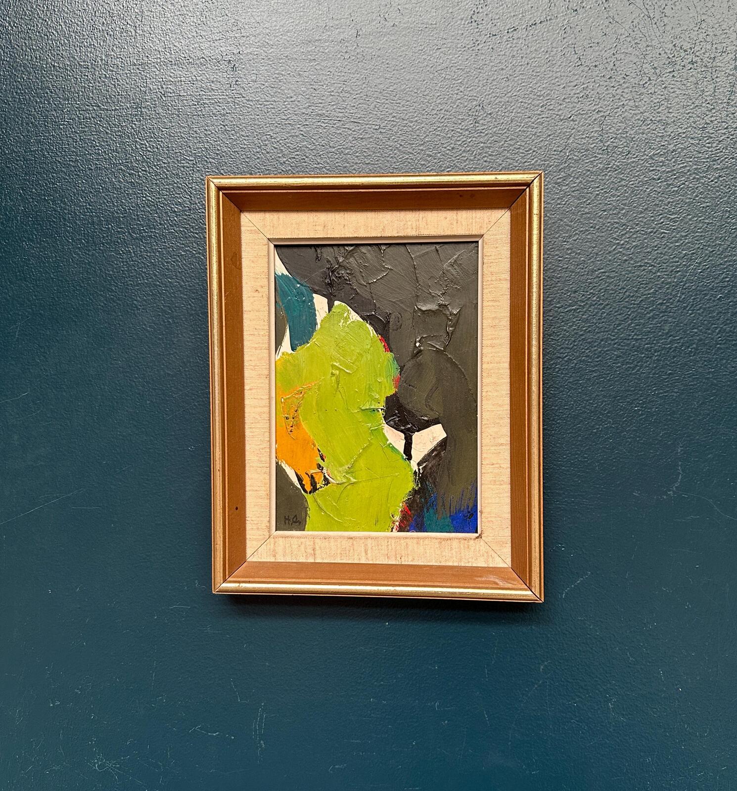 “Abstract in Green” by Hans Oswald