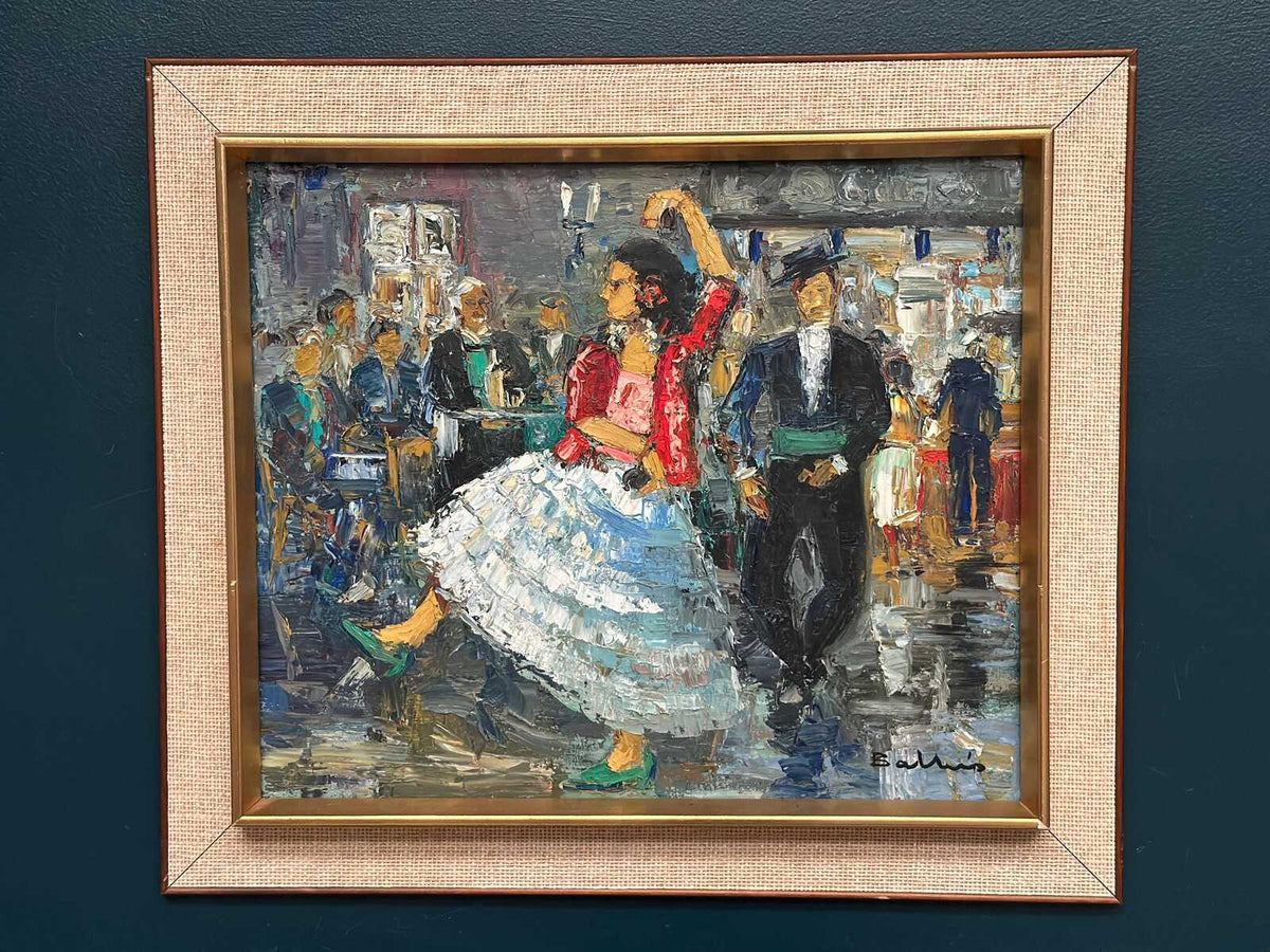 Dancing Couple in Lively Setting