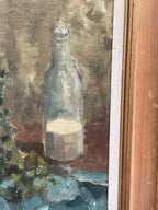 “Still Life with Glass Bottle” by Lars Falk