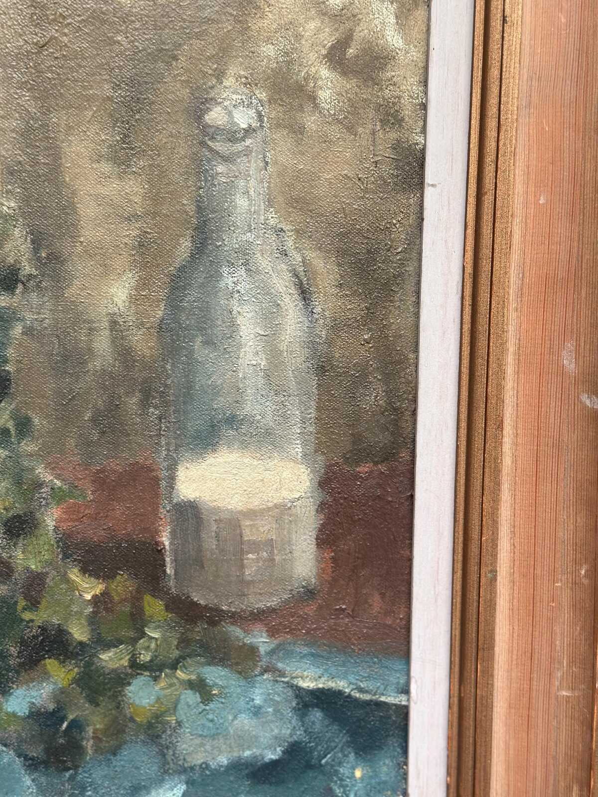 “Still Life with Glass Bottle” by Lars Falk
