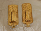 Pair Of Mid Century Swedish Brass Sconces