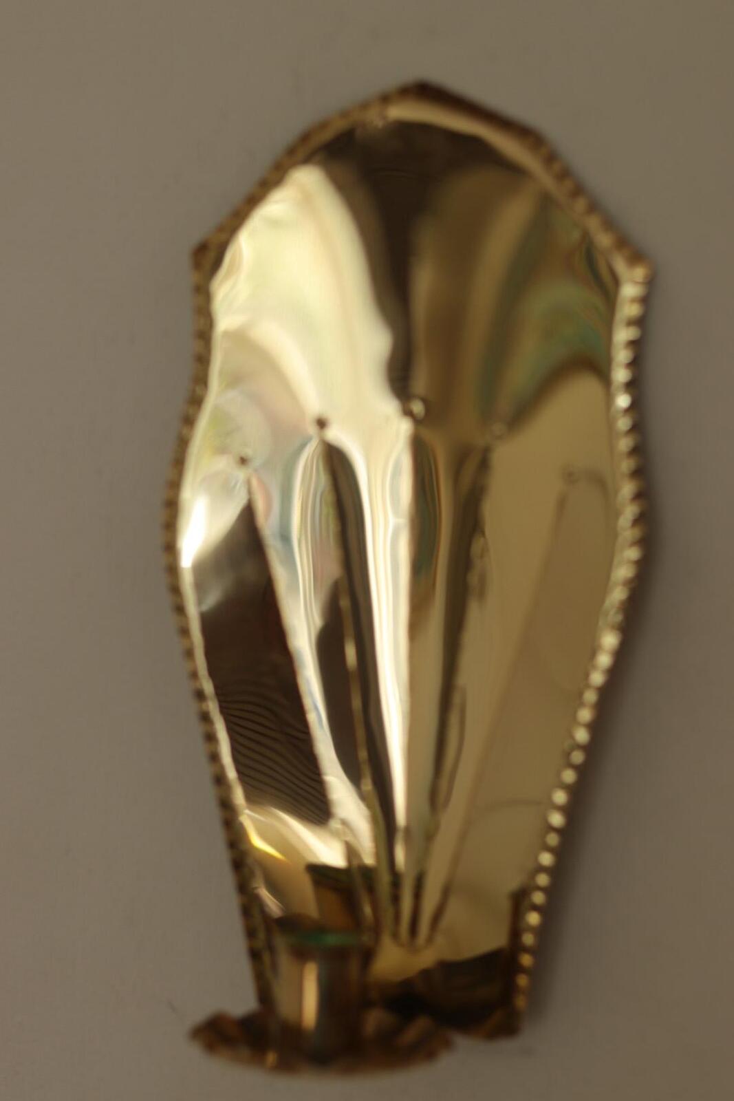 Pair Of Mid Century Swedish Brass Sconces