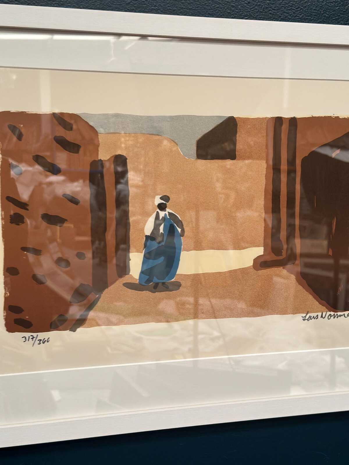 “Figure in a Sunlit Desert” by Lars Norrman –317/366