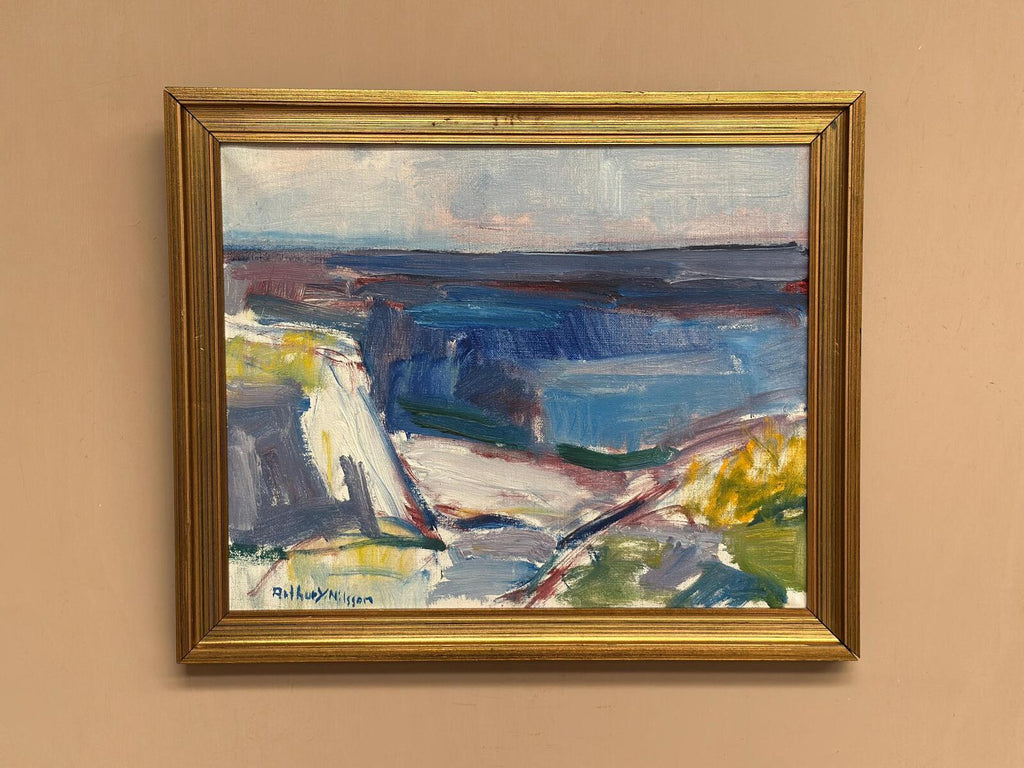 “Coastal Landscape” by Arthur Y. Nilsson